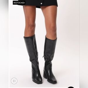 Vince Camuto SANGETI NARROW CALF BOOT BLACK  / size 11